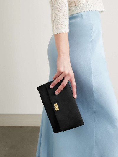 Anya Hindmarch Valorie recycled-satin clutch outlook
