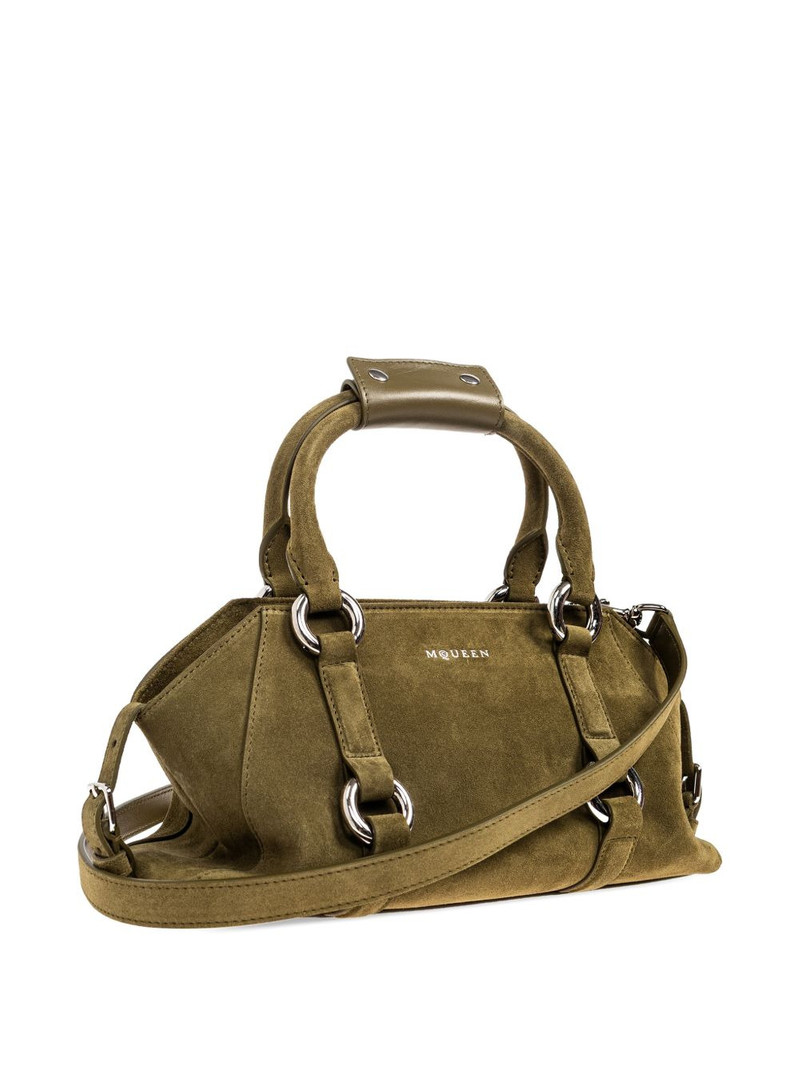 suede ring-detail tote bag 4