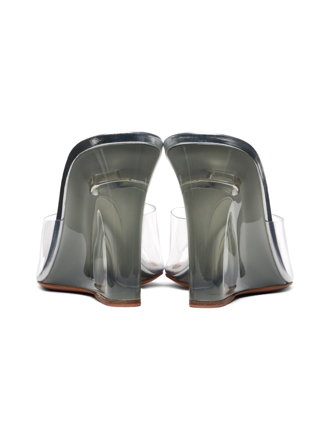 Transparent Lupita Glass Heeled Sandals - 2