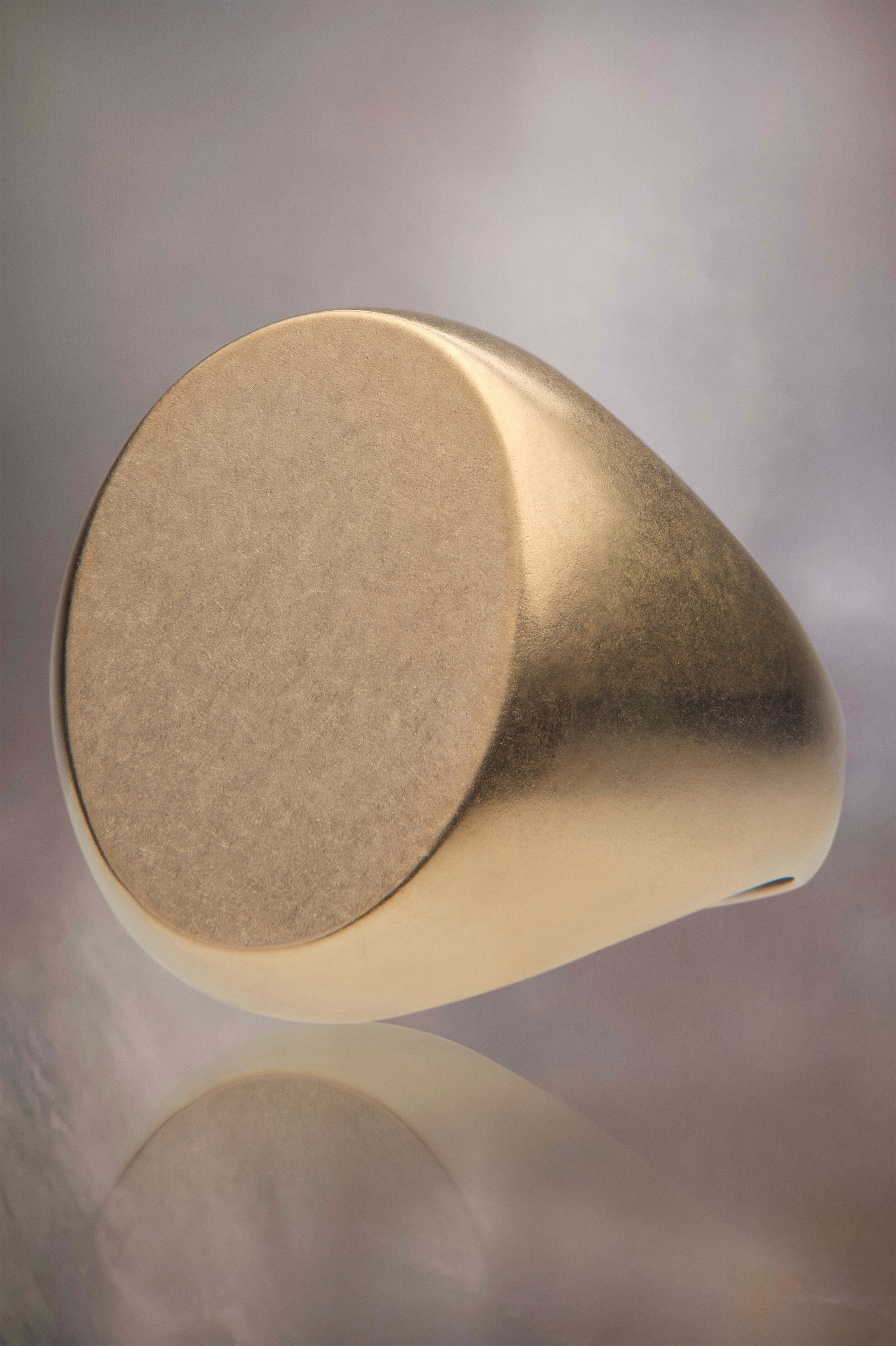 Oval chevalier ring - 2