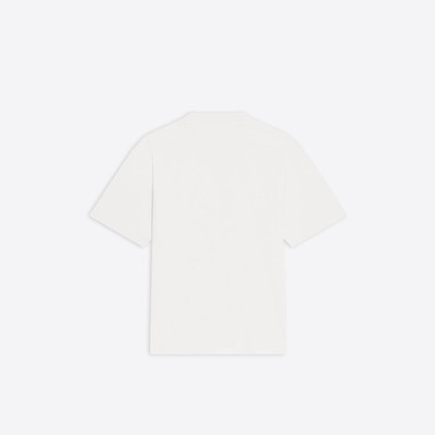 BALENCIAGA Men's Unity T-shirt Large Fit in White outlook