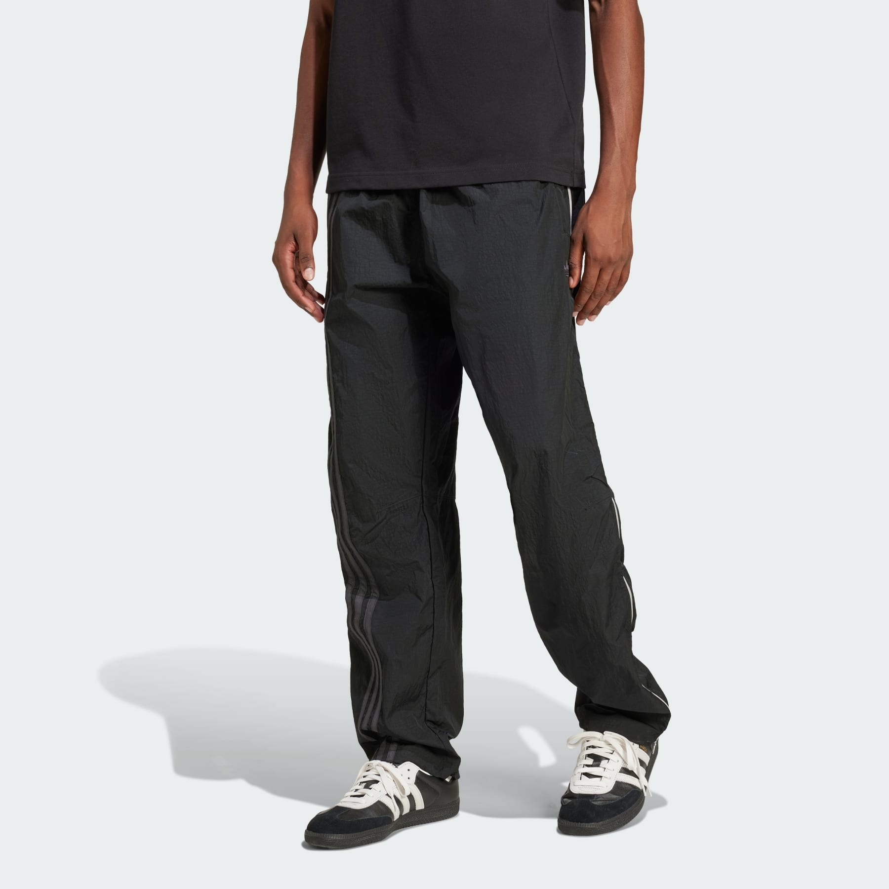 Fashion Side Mesh Zip Pants - 2