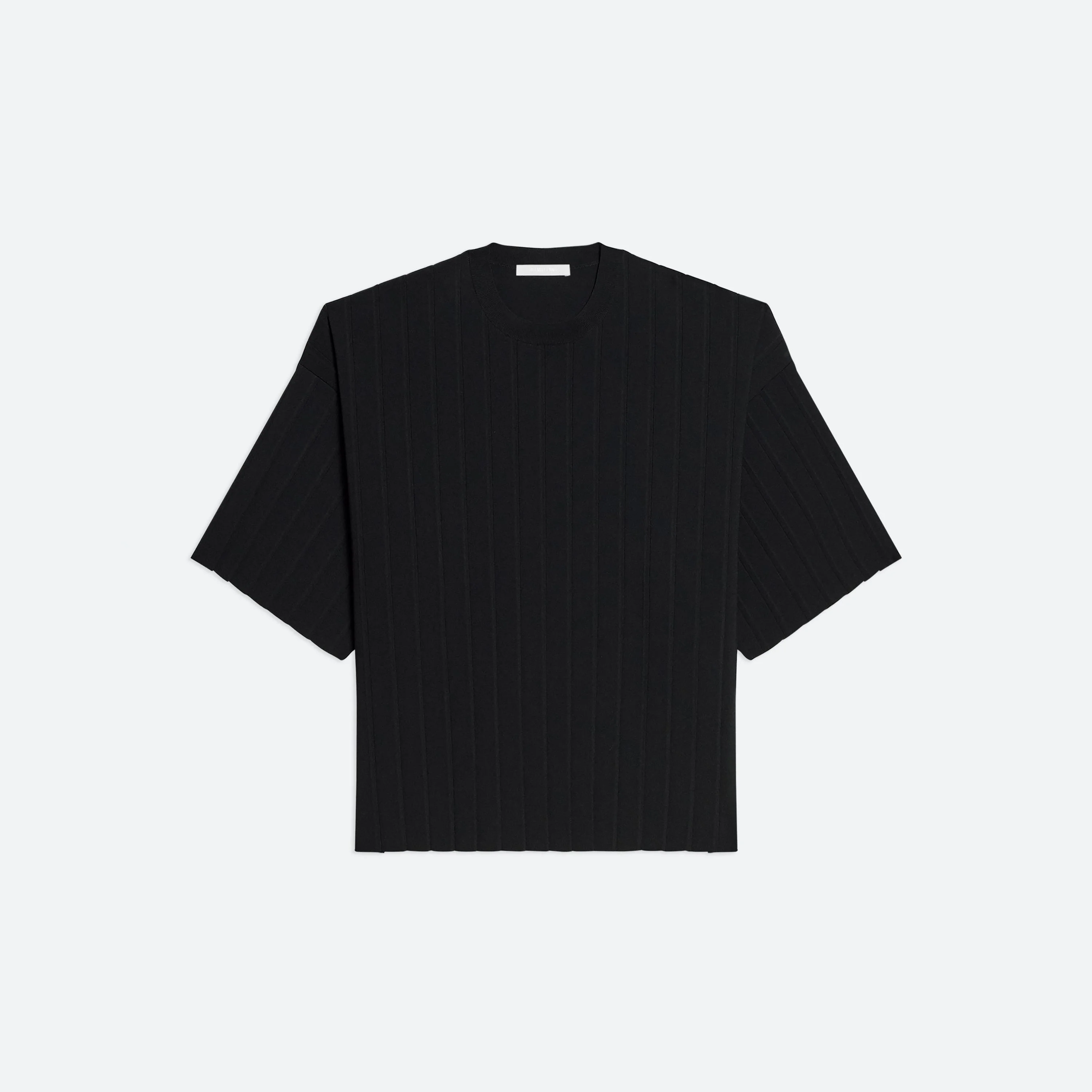 OVERSIZED PLEATED TEE - 1