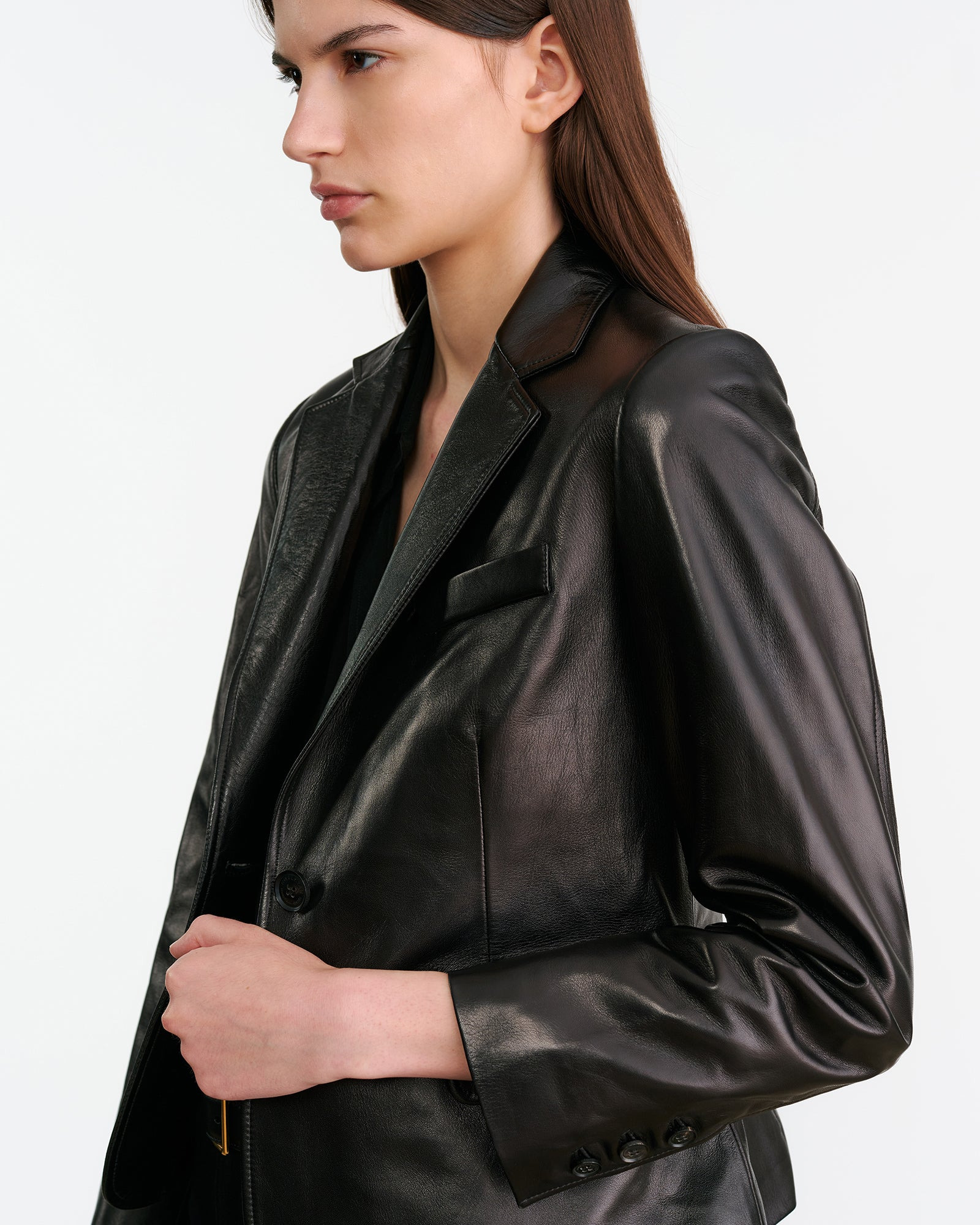 PASCALE LEATHER JACKET - 4