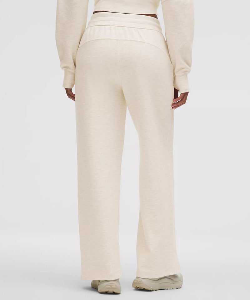 Scuba Mid-Rise Wide-Leg Pant *Waffle 3