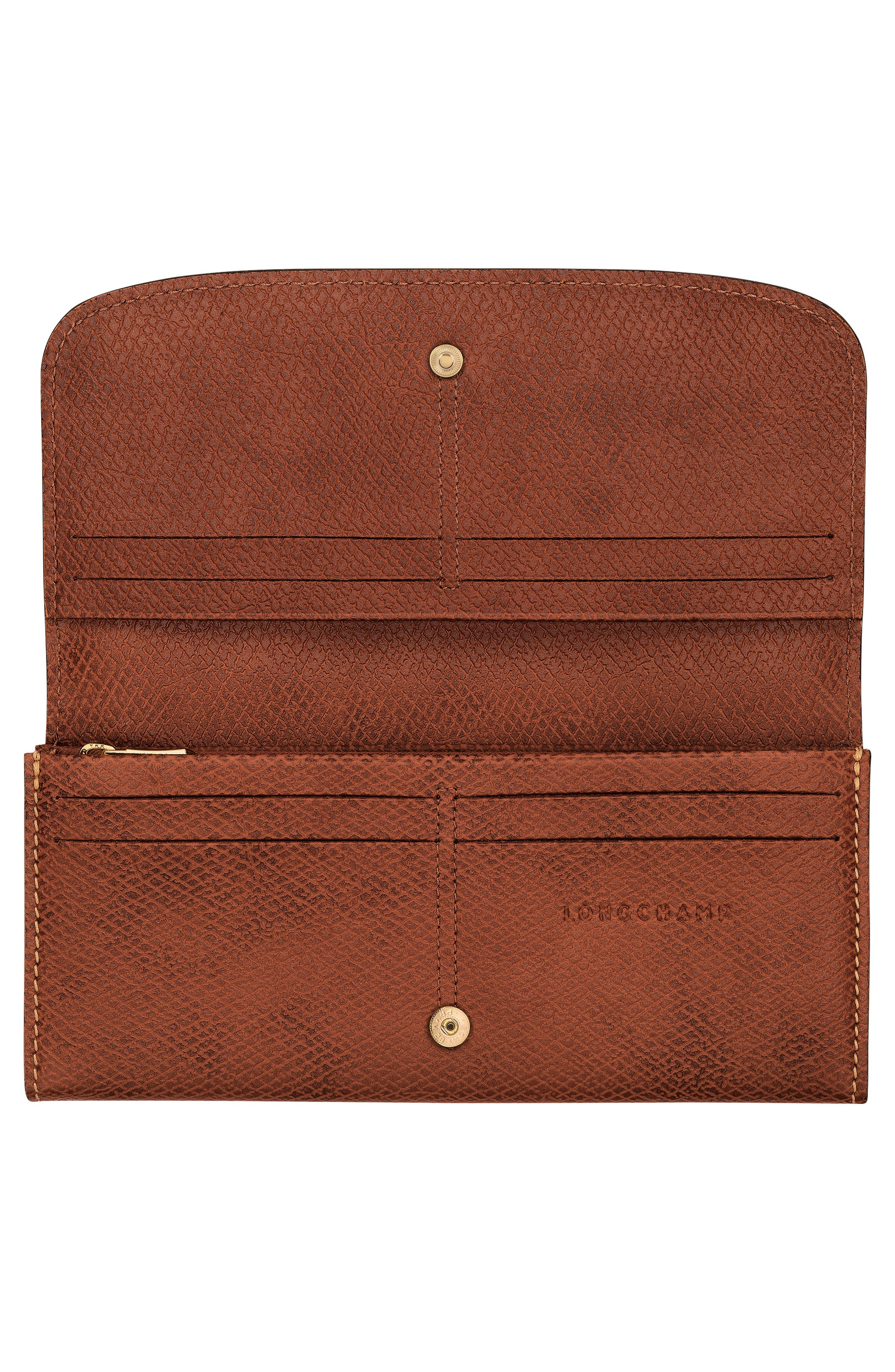 Longchamp Épure Continental Leather Wallet in Brown at Nordstrom - 2