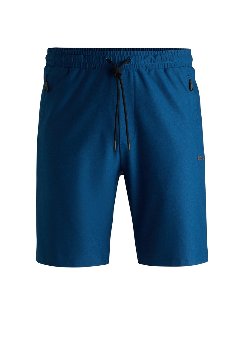 ACTIVE-STRETCH SHORTS WITH DECORATIVE REFLECTIVE DETAILS 1