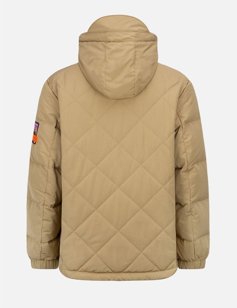 Contrast Webbing Strap Quilted Down Jacket 7
