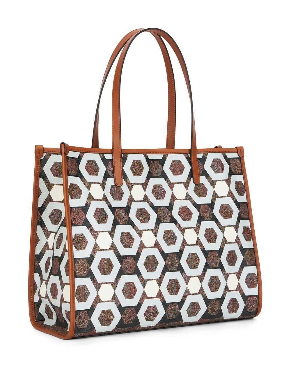 geometric paisley-print tote bag - 4