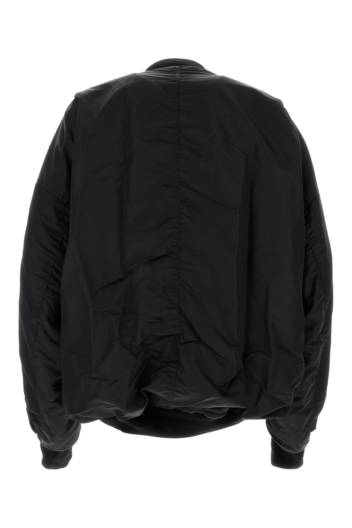 Black nylon bomber jacket - 2