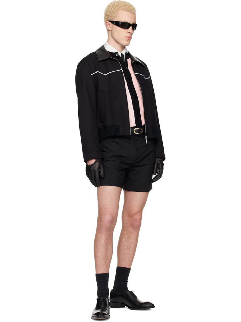 ERNEST W. BAKER Black Western Harrington Jacket outlook