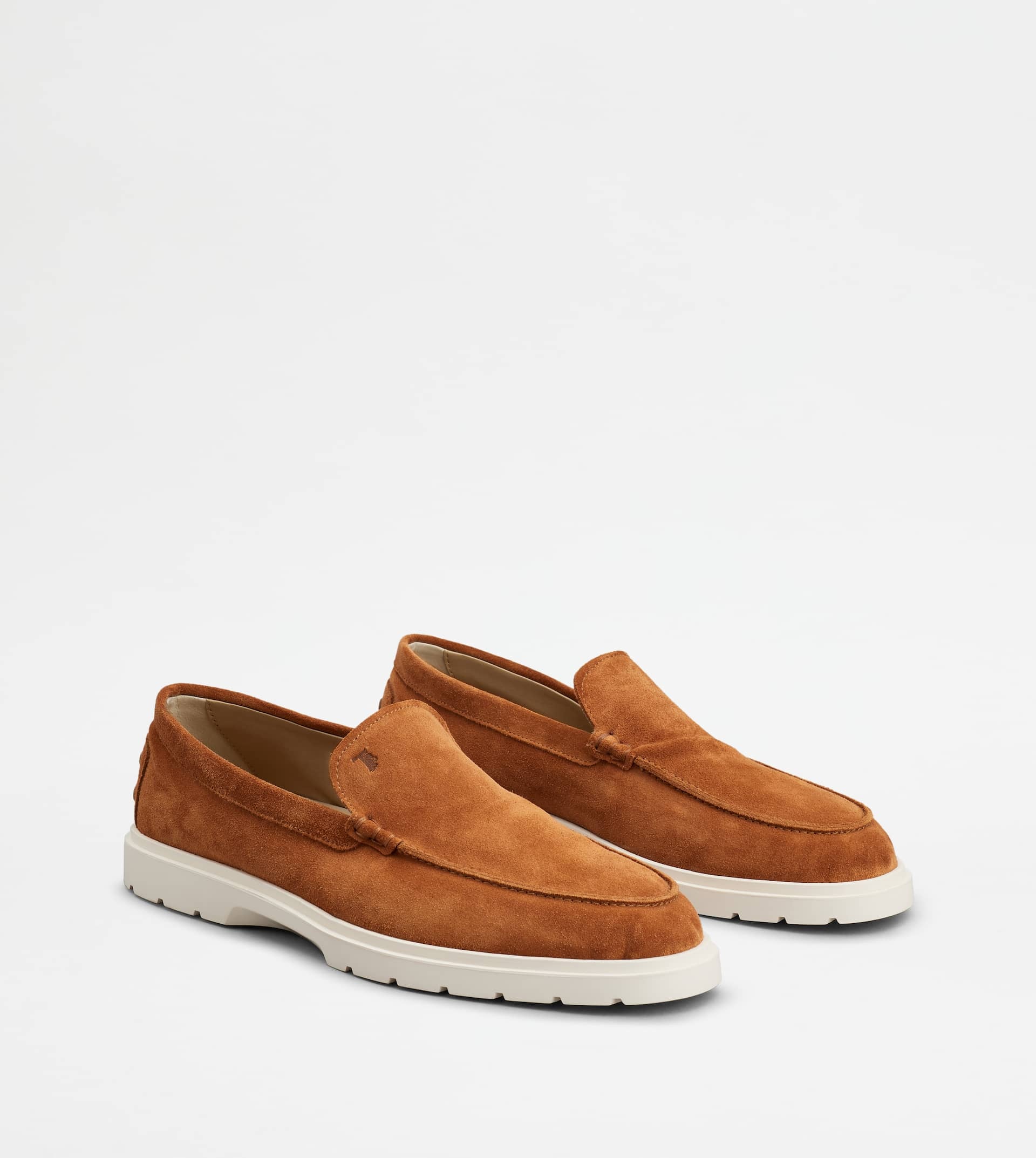 SLIPPER LOAFERS IN SUEDE - BROWN - 3