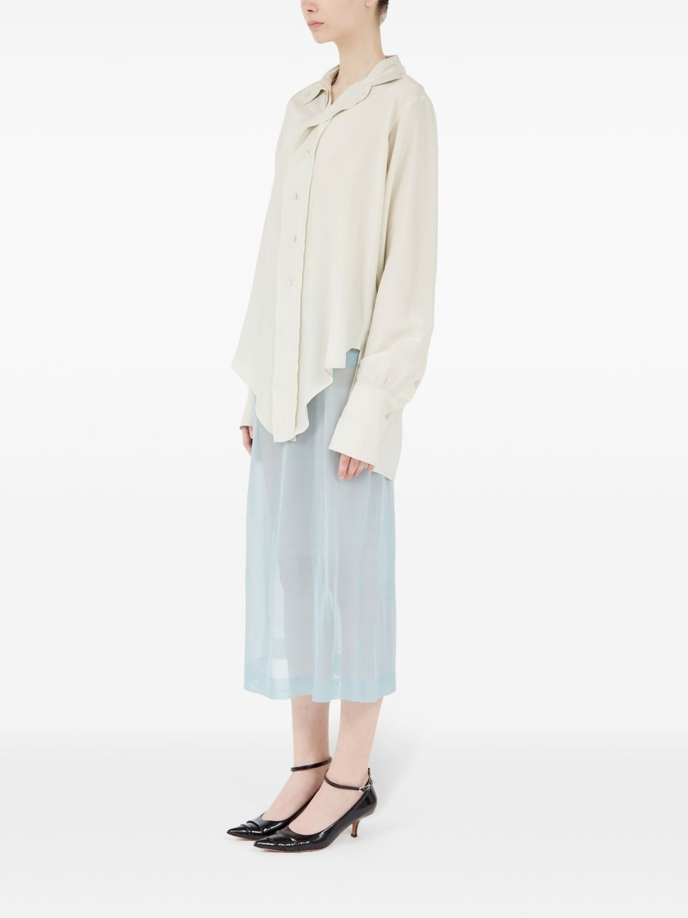long-sleeve buttoned shirt - 7
