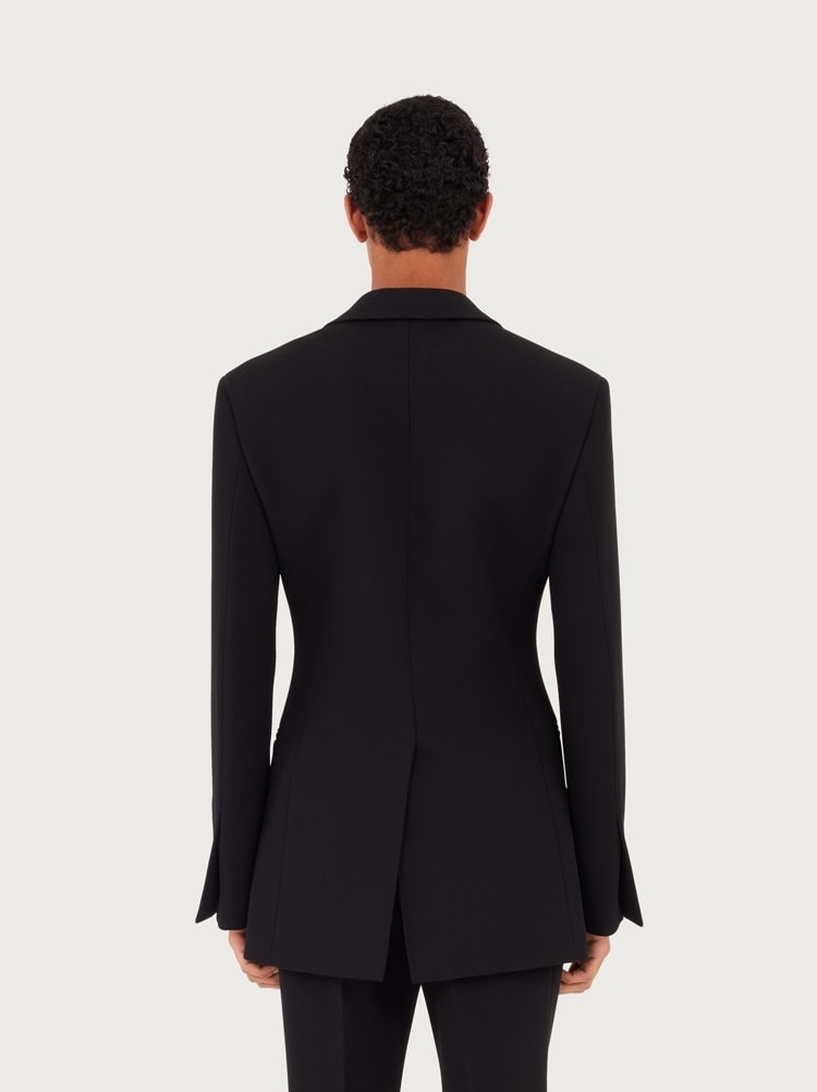 SINGLE BREASTED TUXEDO BLAZER - 3