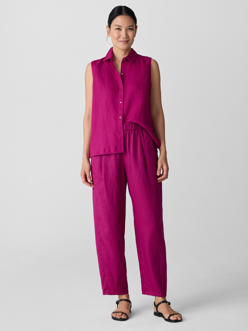 EILEEN FISHER Organic Linen Lantern Pant outlook