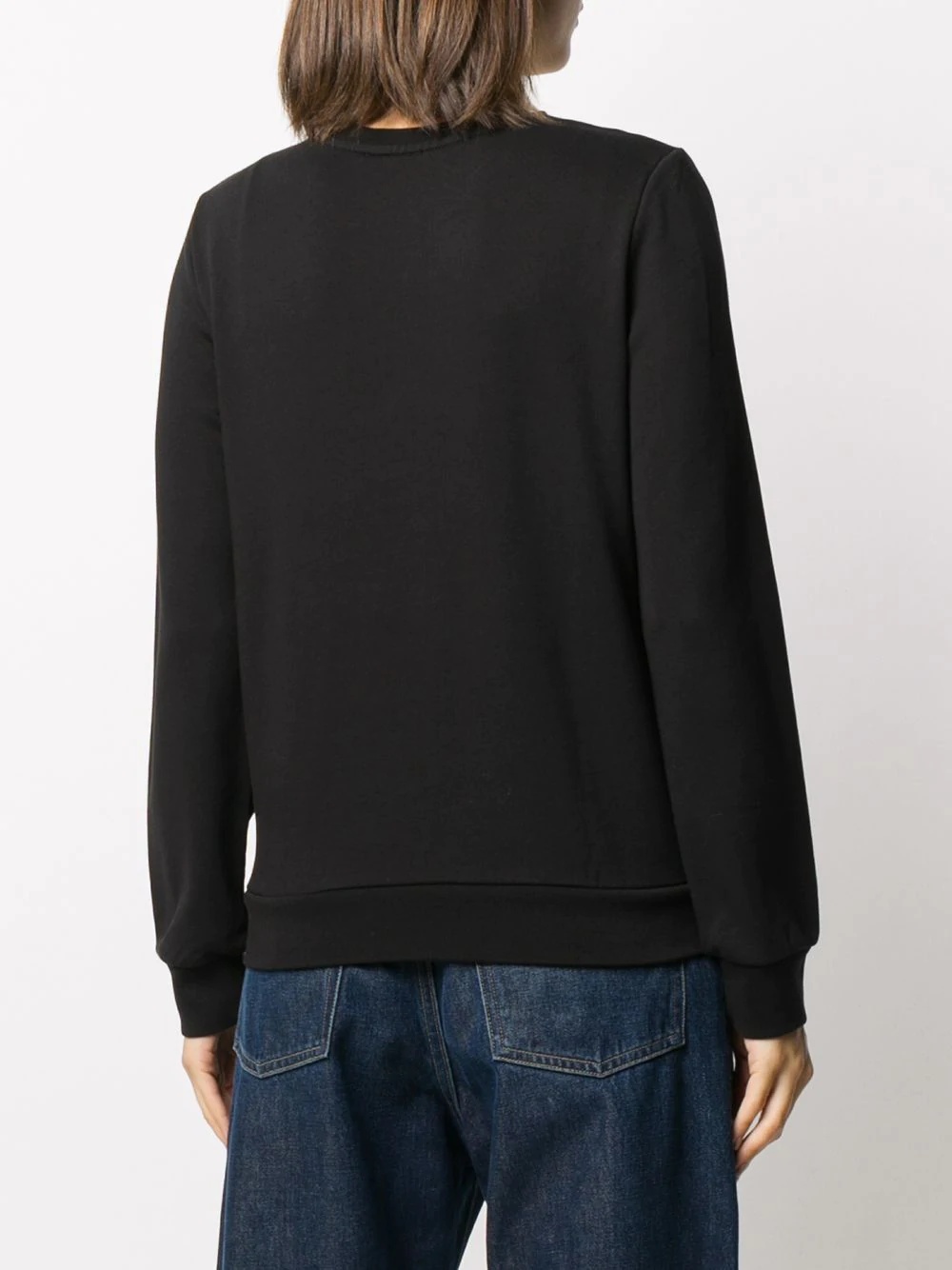 logo print sweatshirt - 4