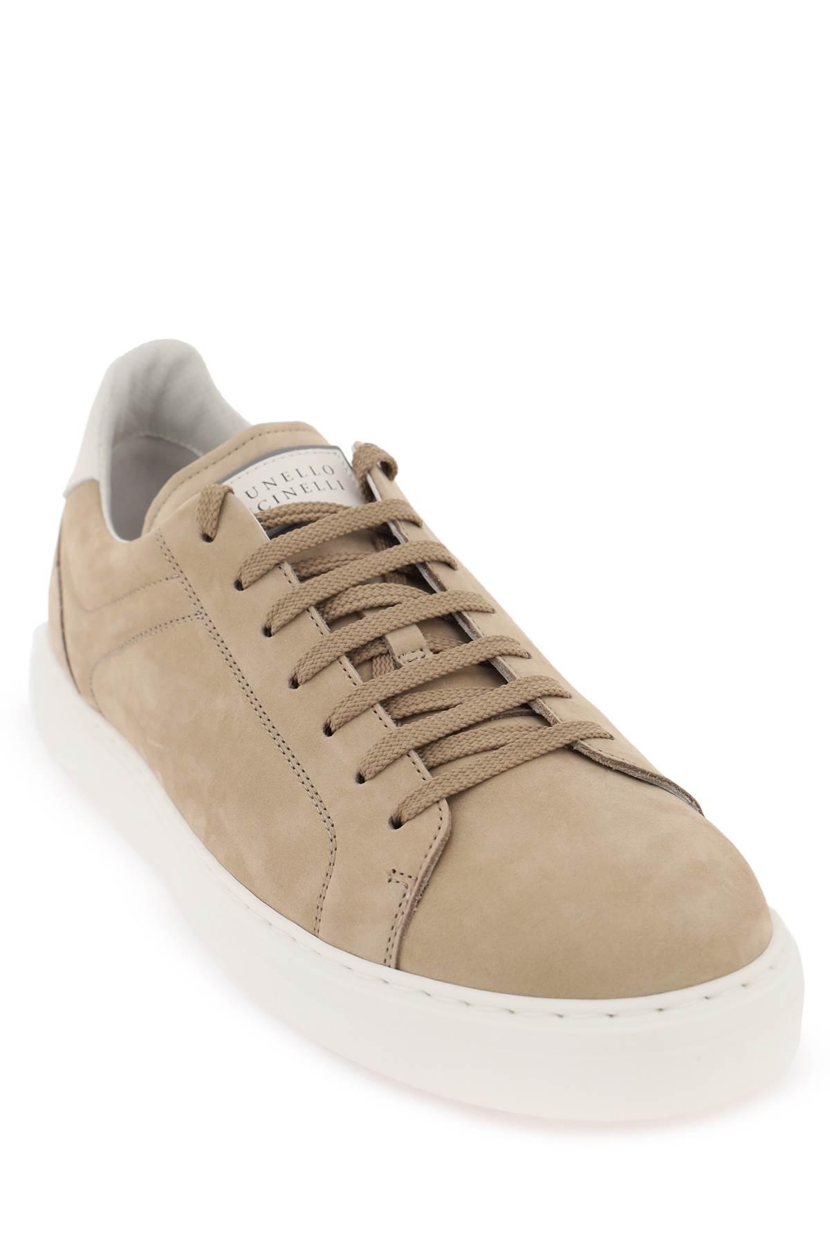 BRUNELLO CUCINELLI - NUBUCK SNEAKERS - 4