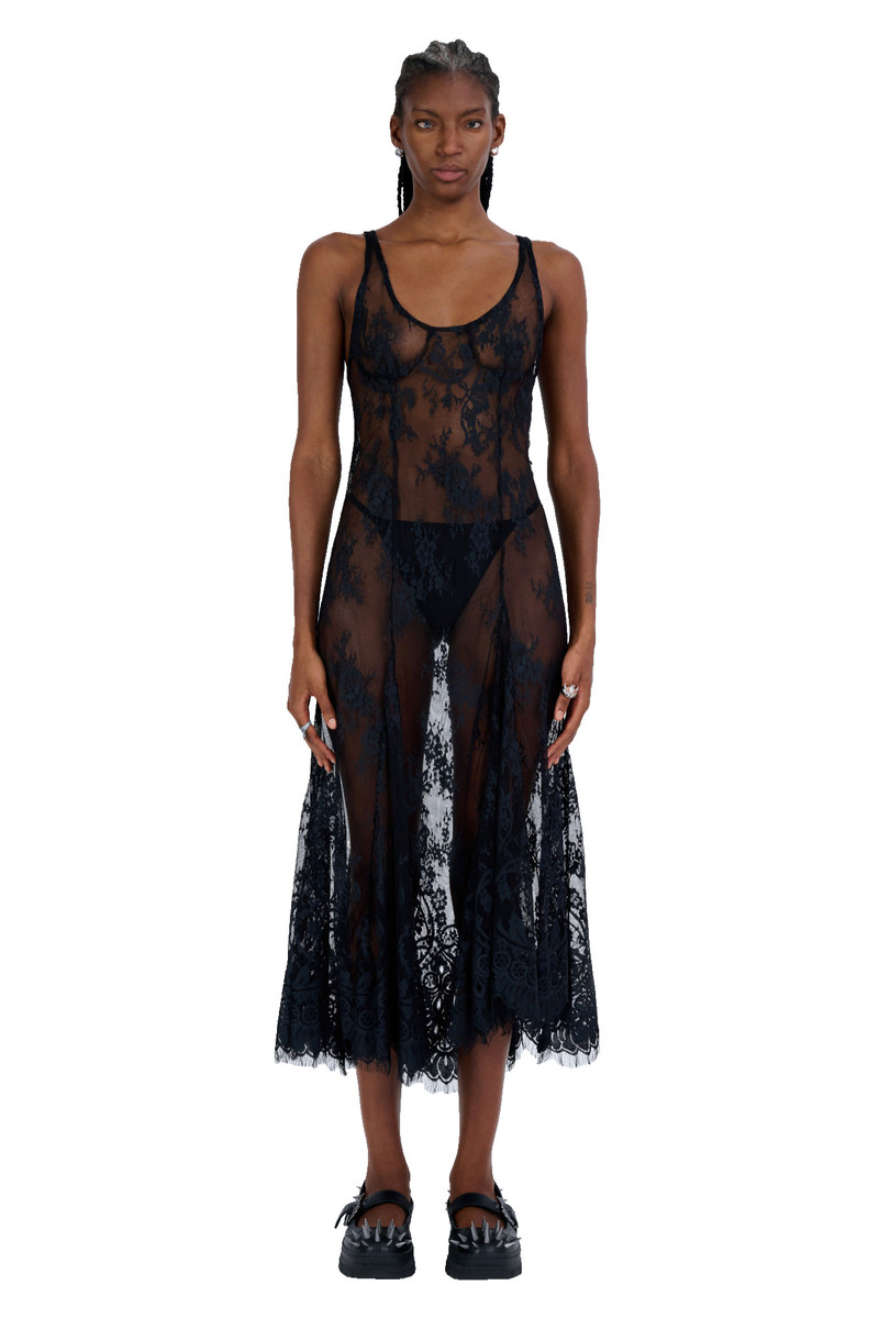 Collina Strada BLACK PAMELA DRESS outlook