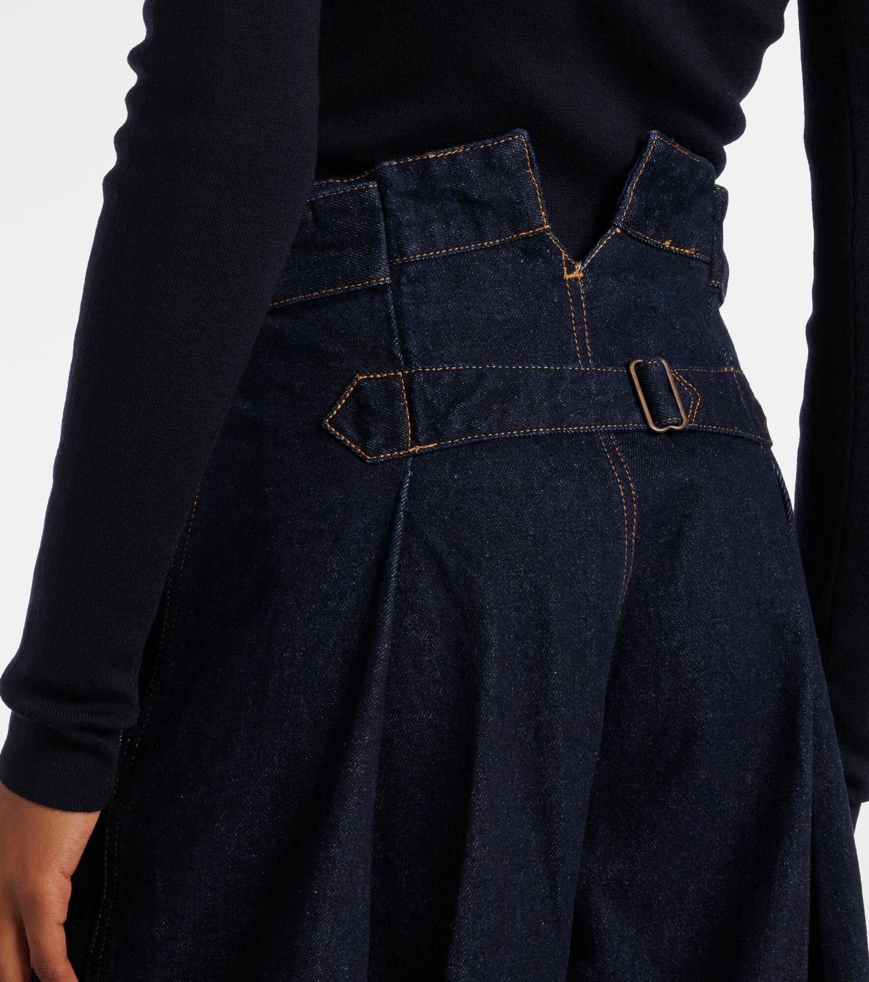High-rise wide-leg jeans - 6