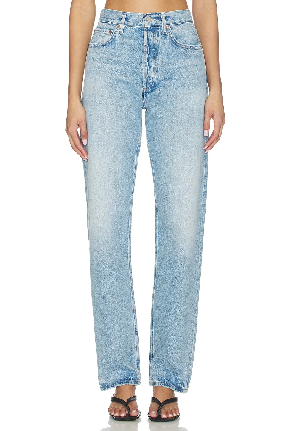 90's Mid Rise Loose Jeans - 1