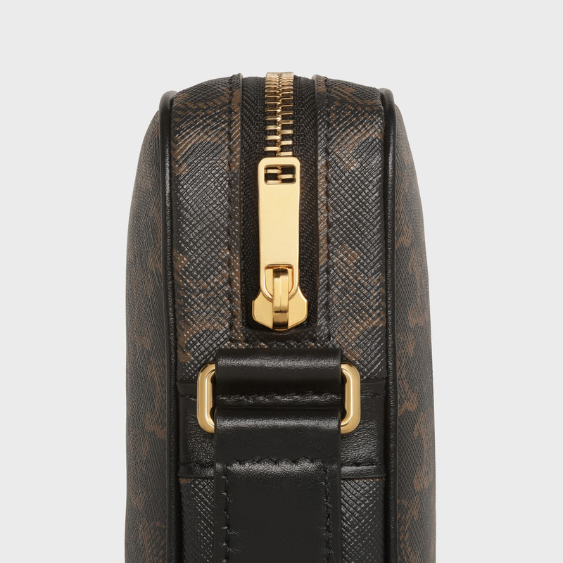 Medium Messenger Bag in Triomphe Canvas with Celine Print 4