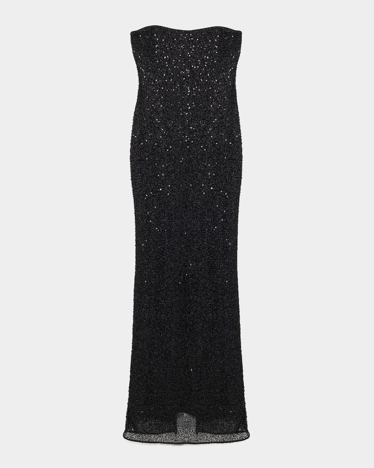 Xyla Strapless Sequin Column Gown - 1