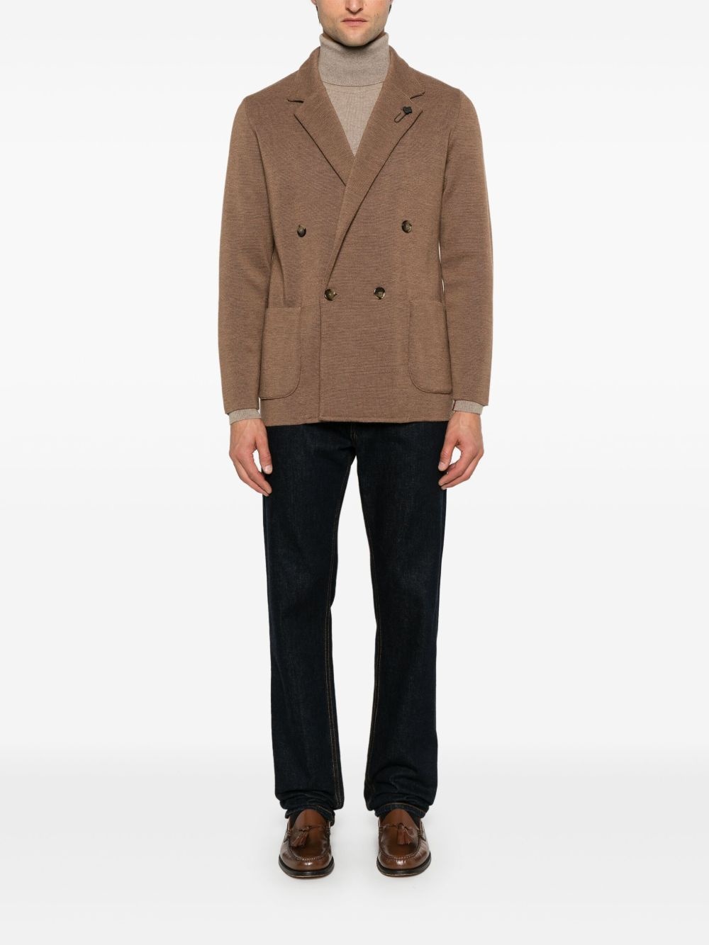 virgin wool blazer - 2