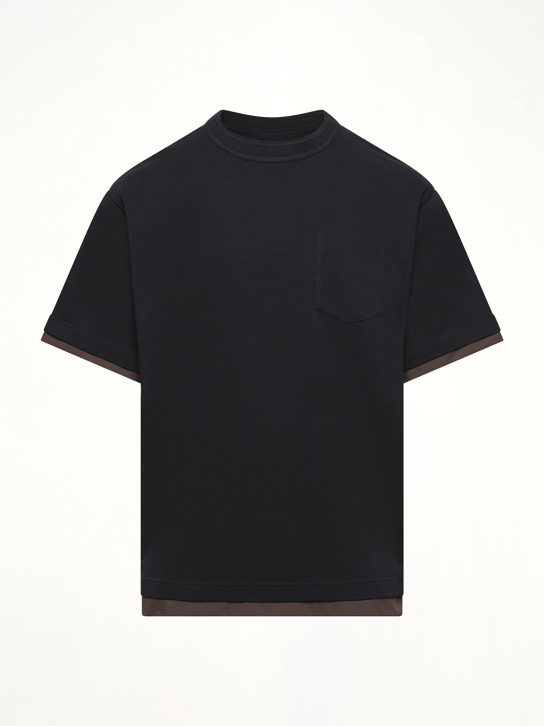 Cotton Jersey T-Shirt in Navy - 2