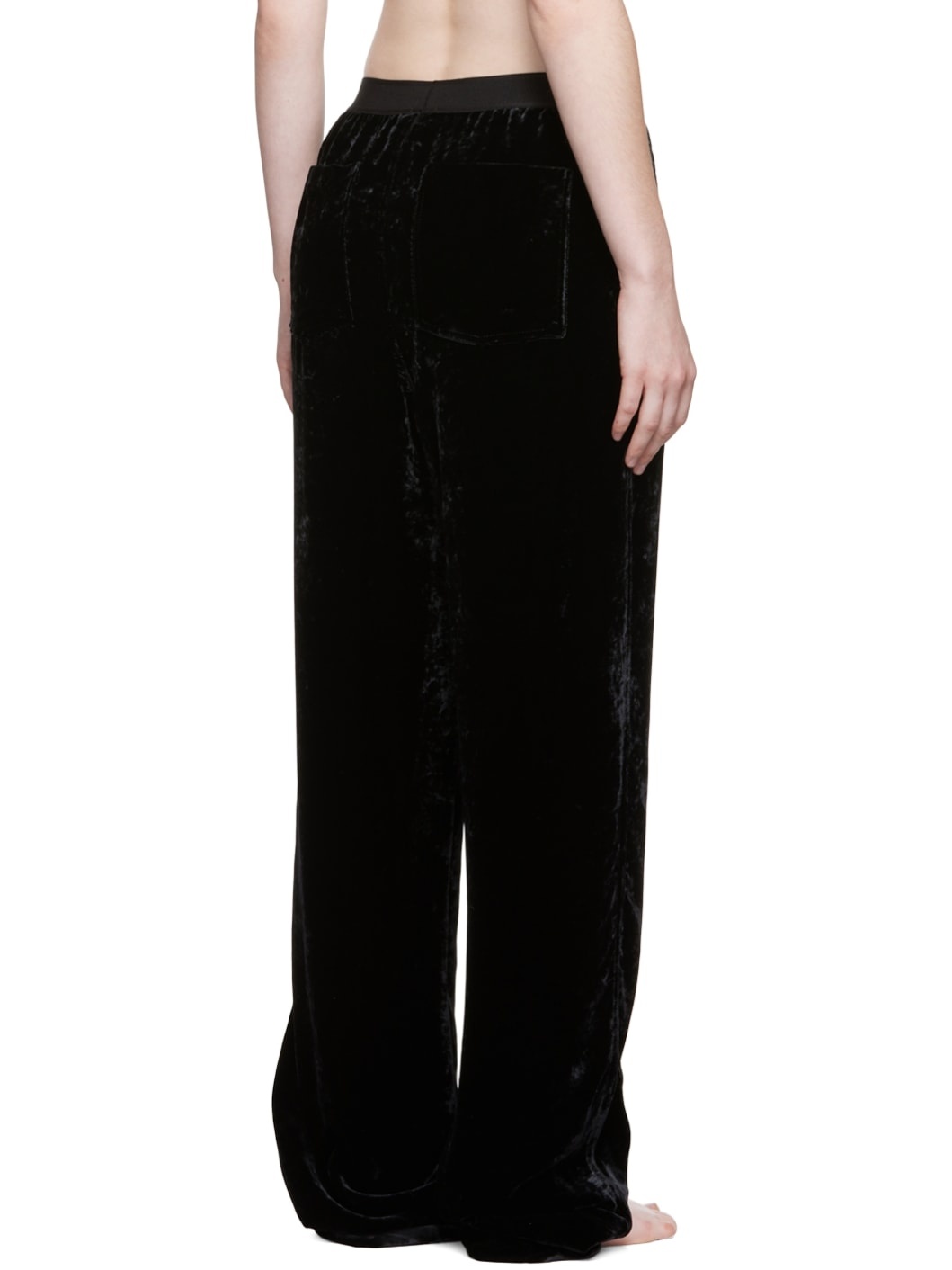 Black Lightweight Lounge Pants - 3