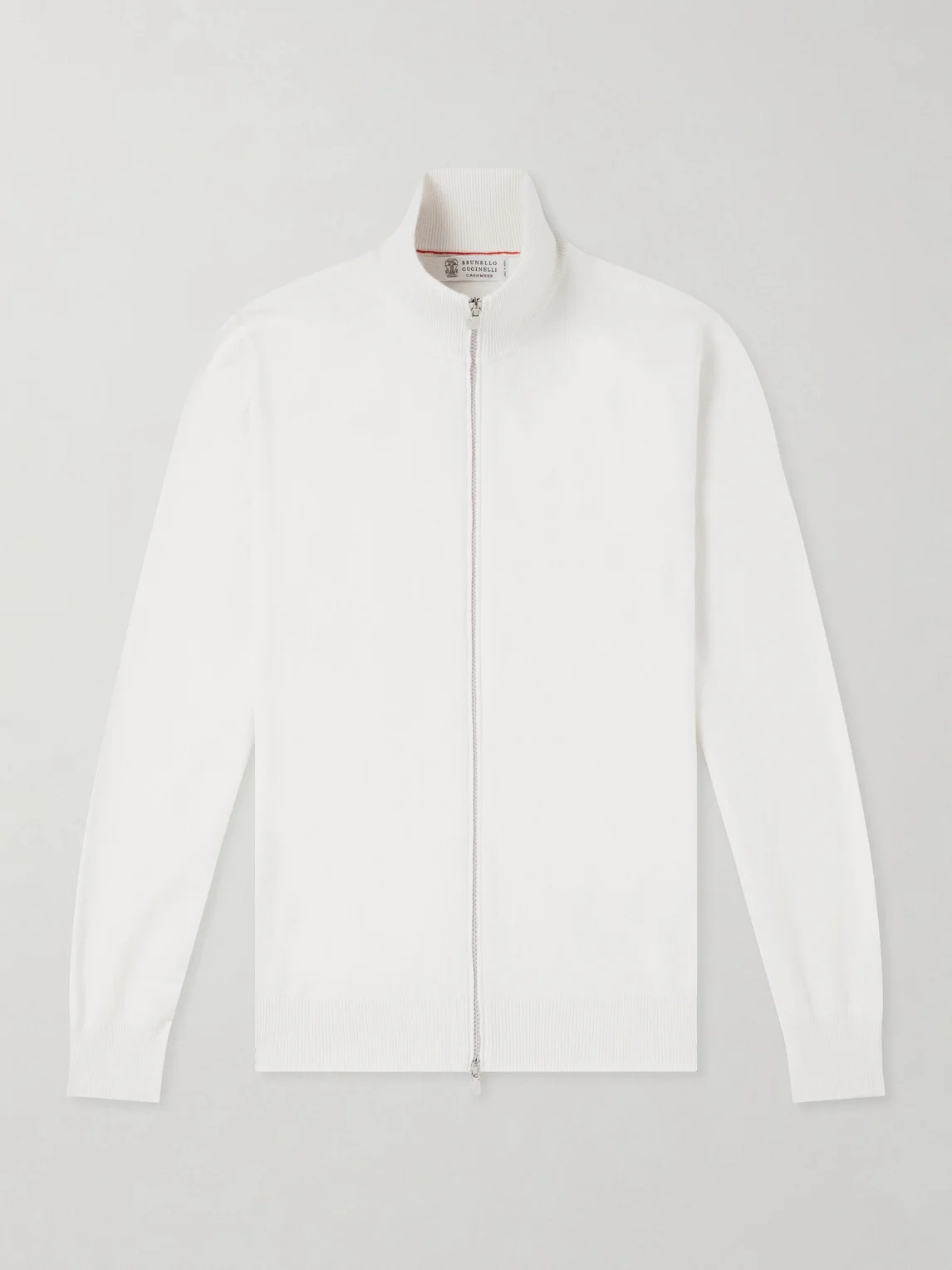 Cashmere Zip-Up Sweater - 1