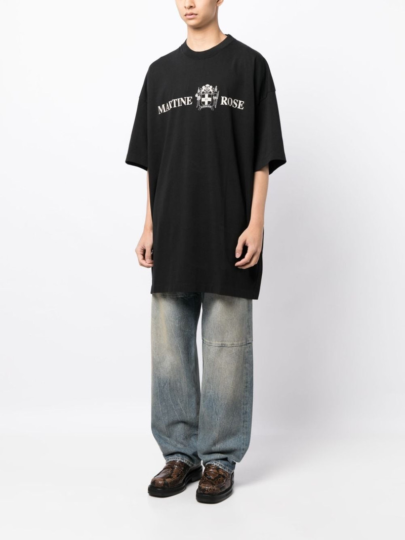 Quiet Riot-print cotton top 5