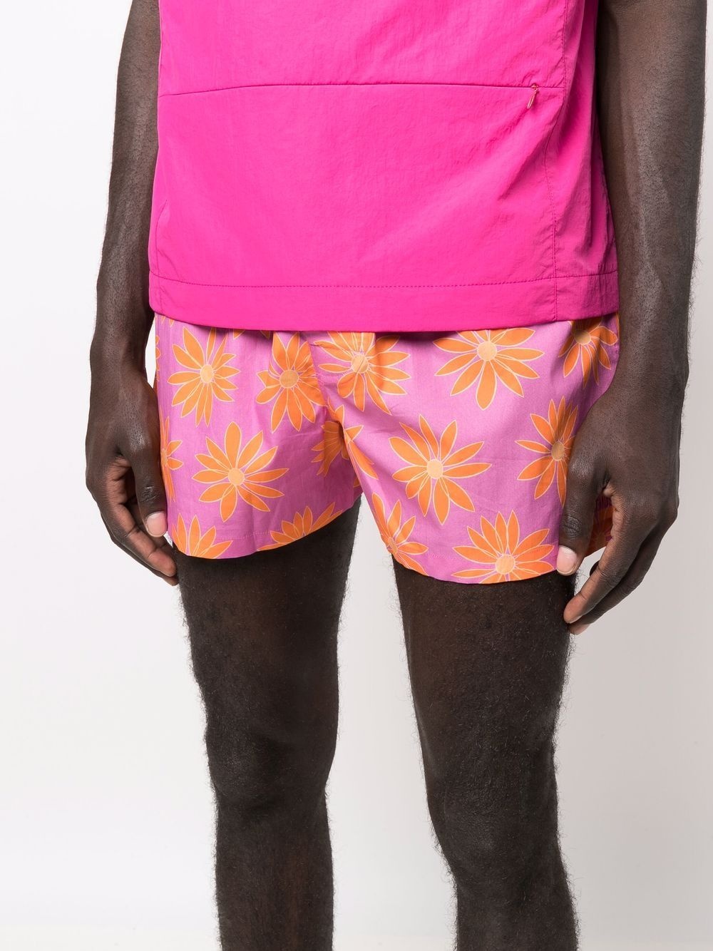 flower-print swimshorts - 5