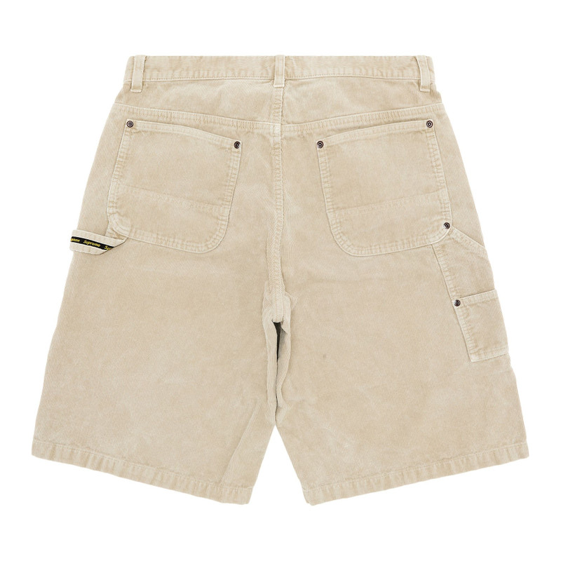 Supreme Supreme Washed Corduroy Double Knee Painter Short 'Tan' outlook
