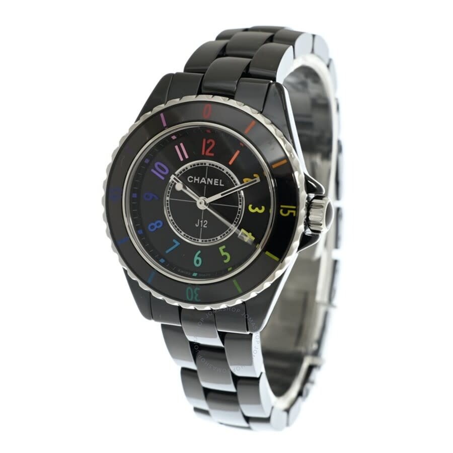 Chanel J12 Electro Quartz Black Dial Ladies Watch H7121 - 4