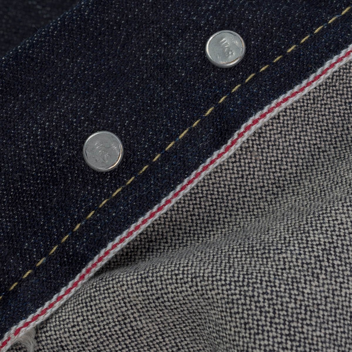 IH-888SBR-14 14oz Broken Twill Selvedge Denim Medium/High Rise Tapered Cut Jeans - Indigo - 13