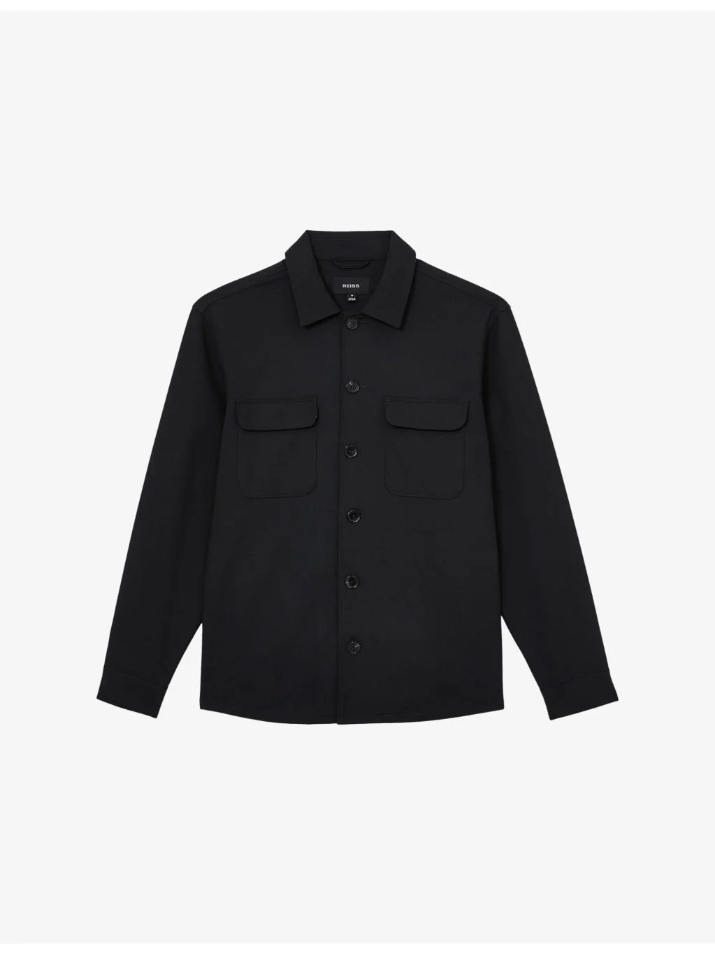 Peshi Double-Pocket Stretch-Woven Overshirt - 1