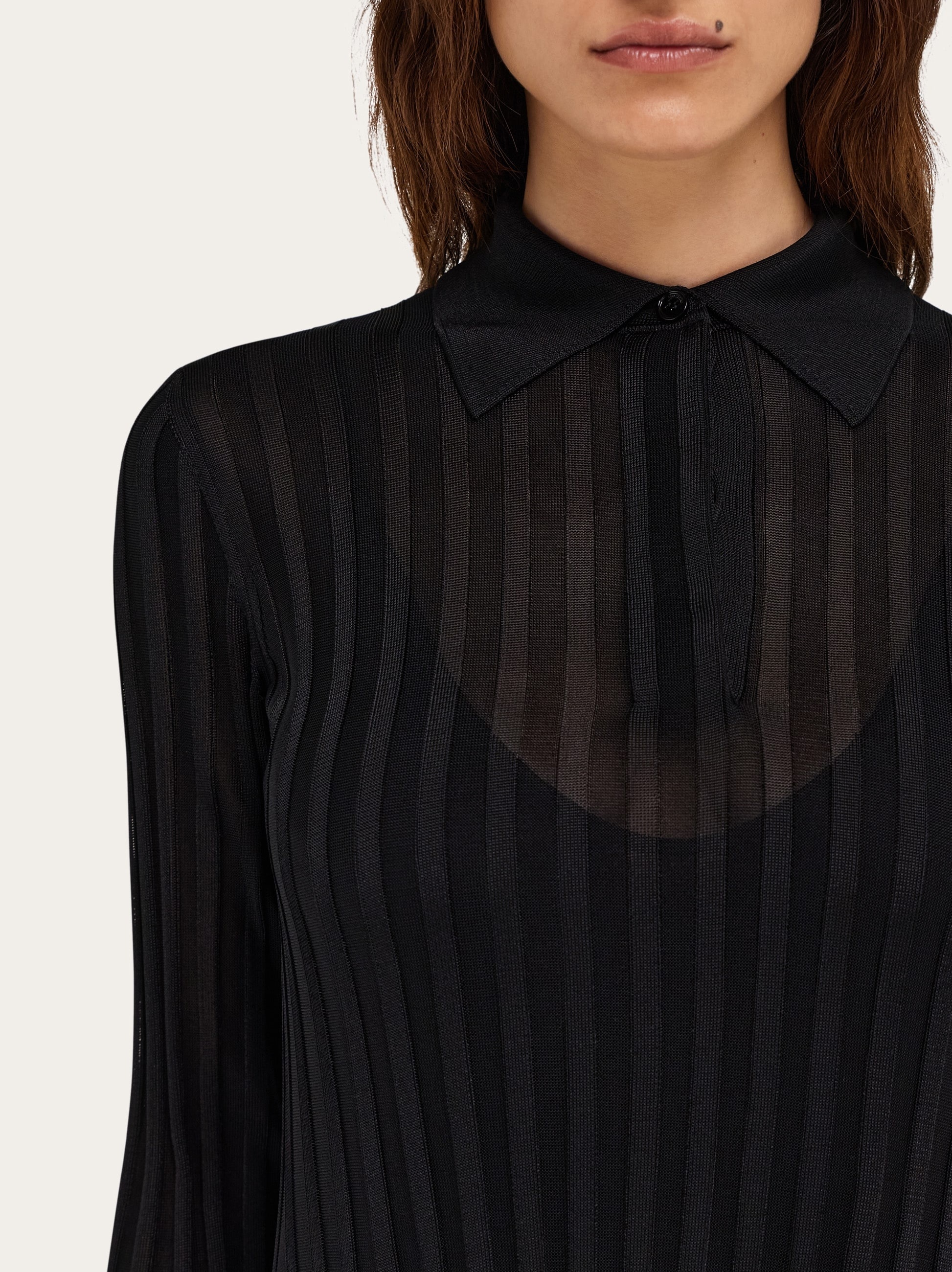 Ribbed skater dress - 5