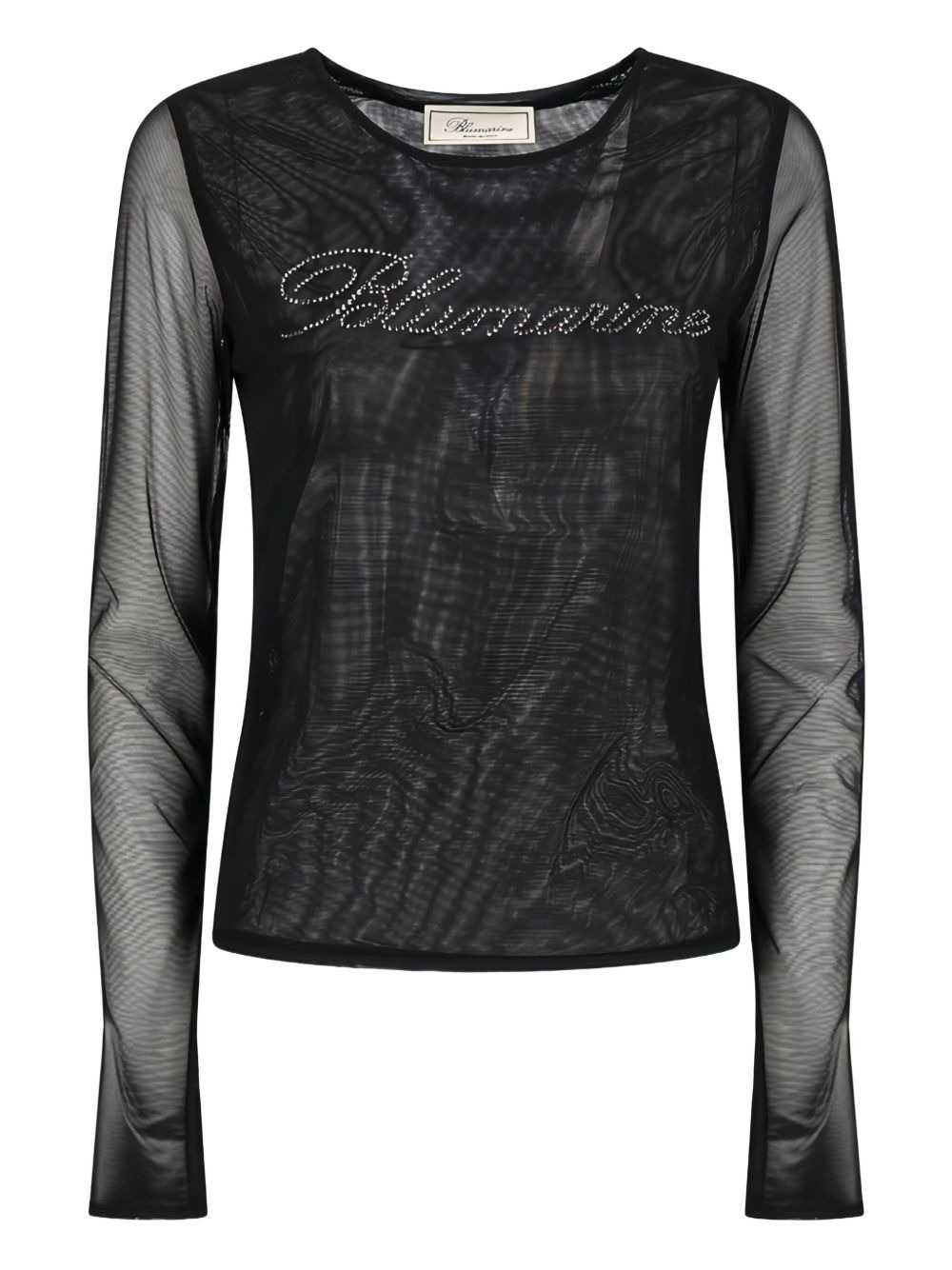 embellished tulle T-shirt - 1