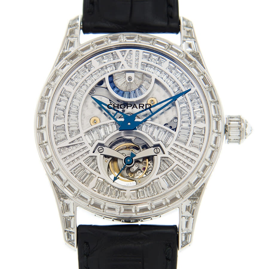 Chopard L.U.C Quattro Tourbillon Hand Wind Diamond Silver Dial Men's Watch 171921-1001 - 2