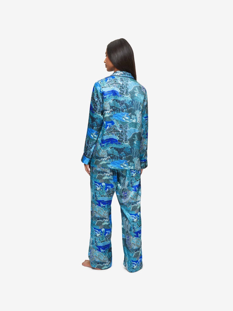 Women's Pyjamas Brindisi 86 Silk Satin Multi - 4
