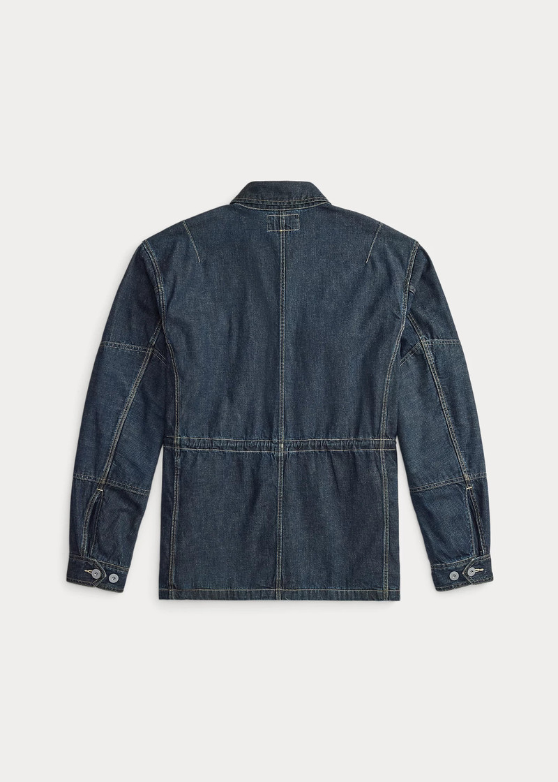 RRL by Ralph Lauren Indigo Denim Field Jacket outlook