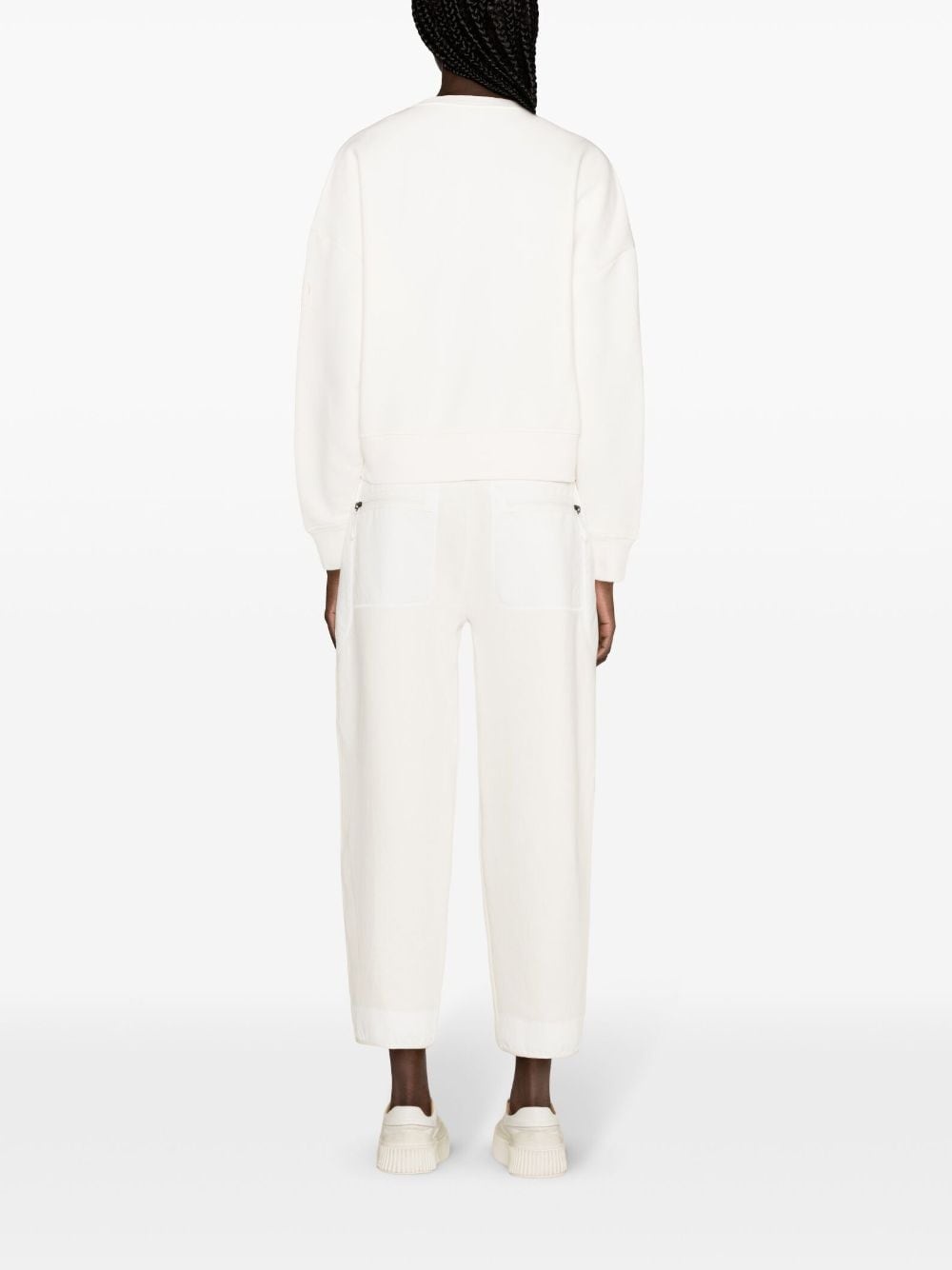 contrasting-panels track pants - 4