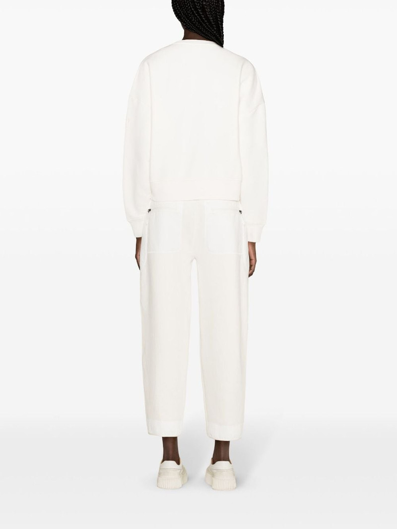 contrasting-panels track pants 4