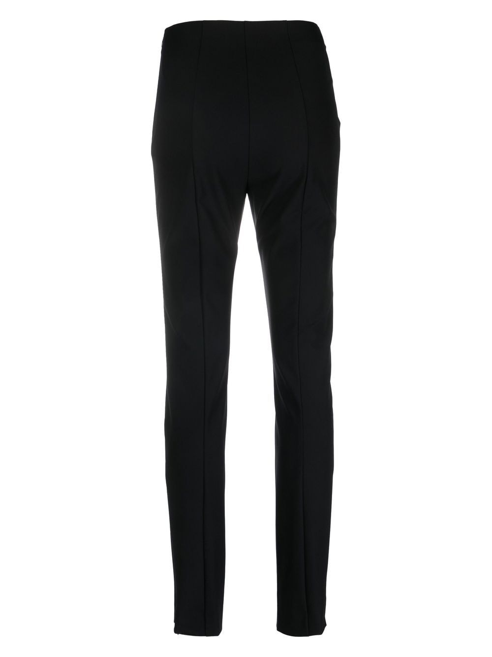 mid-rise slim fit trousers - 2