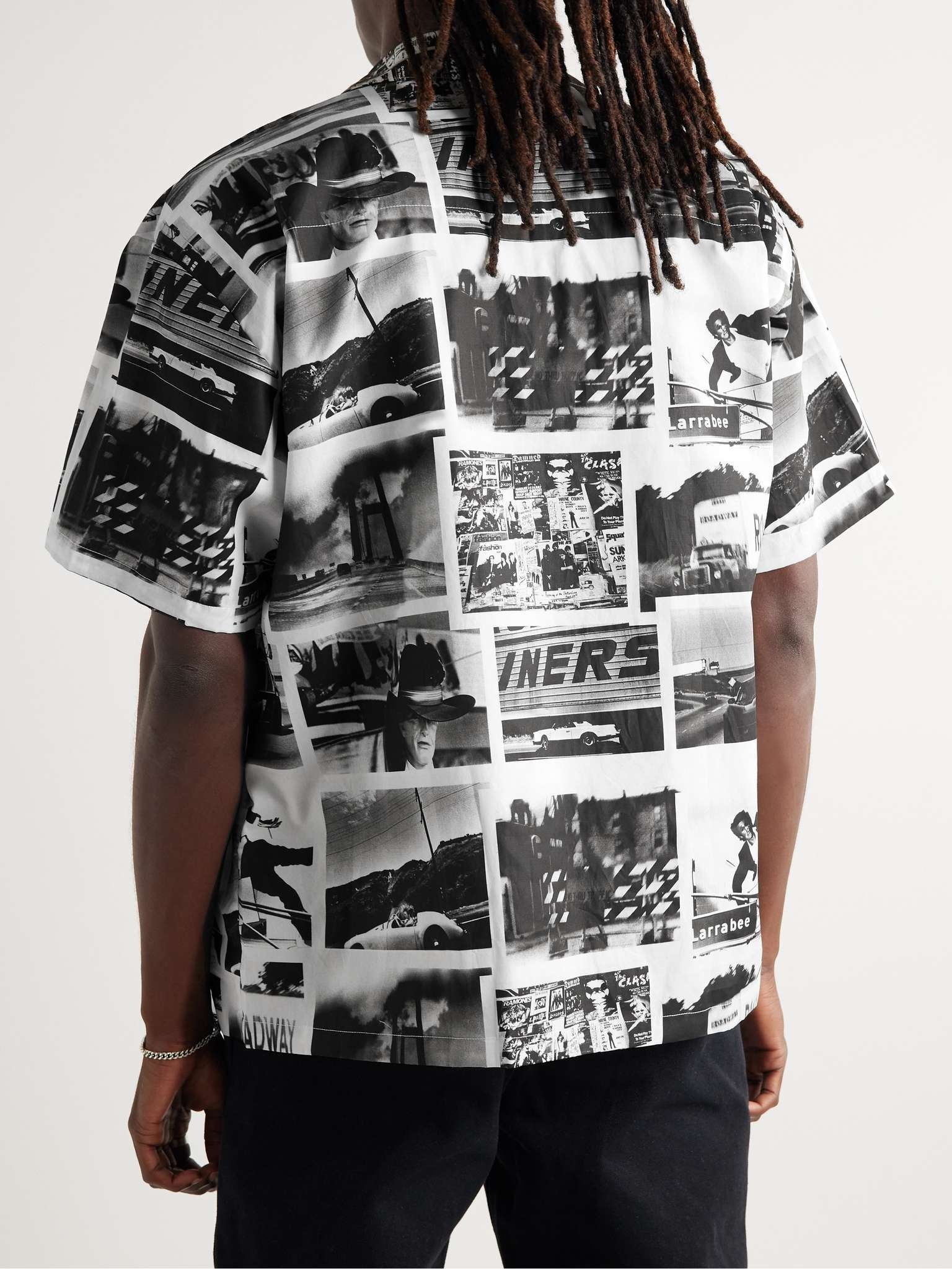 Camp-Collar Printed Cotton-Poplin Shirt - 4