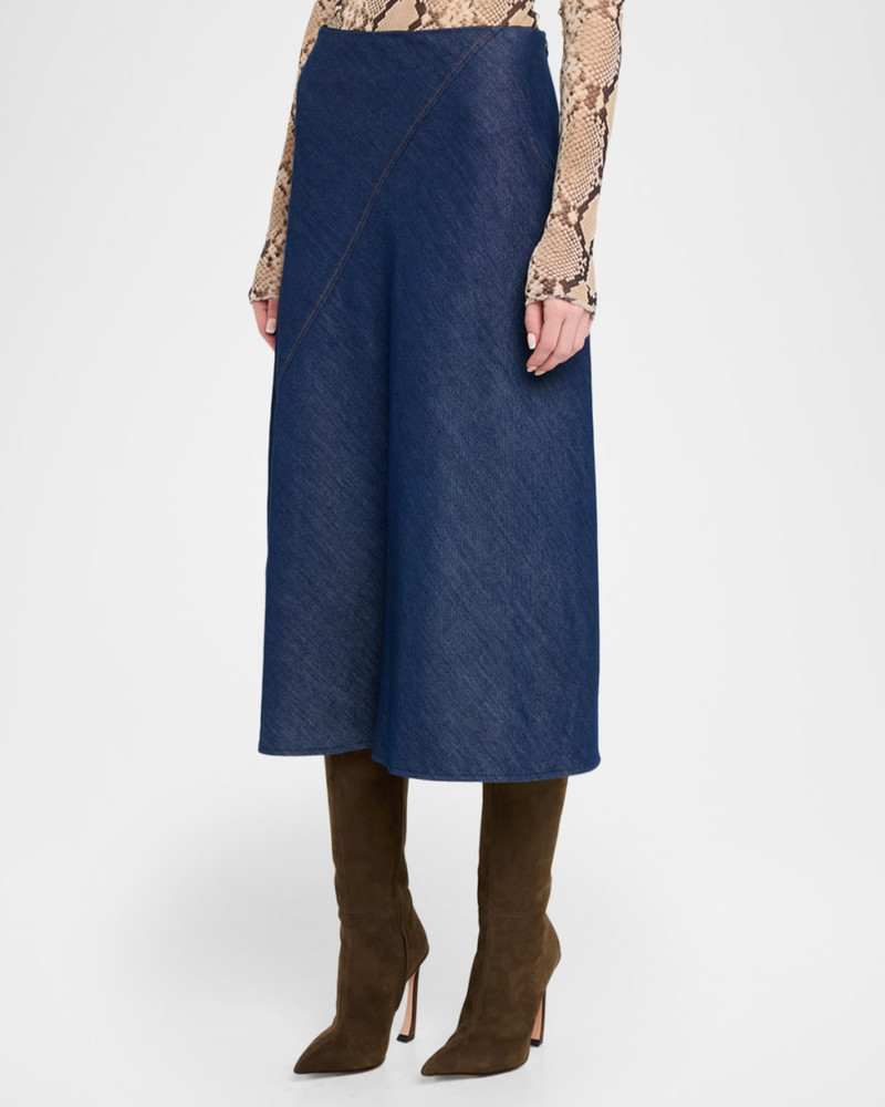 Lisbon Ultra-Featherweight Denim Skirt 4