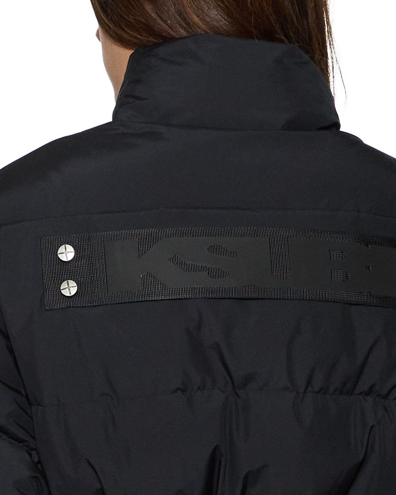 CINCHED PUFFER BLACK 6