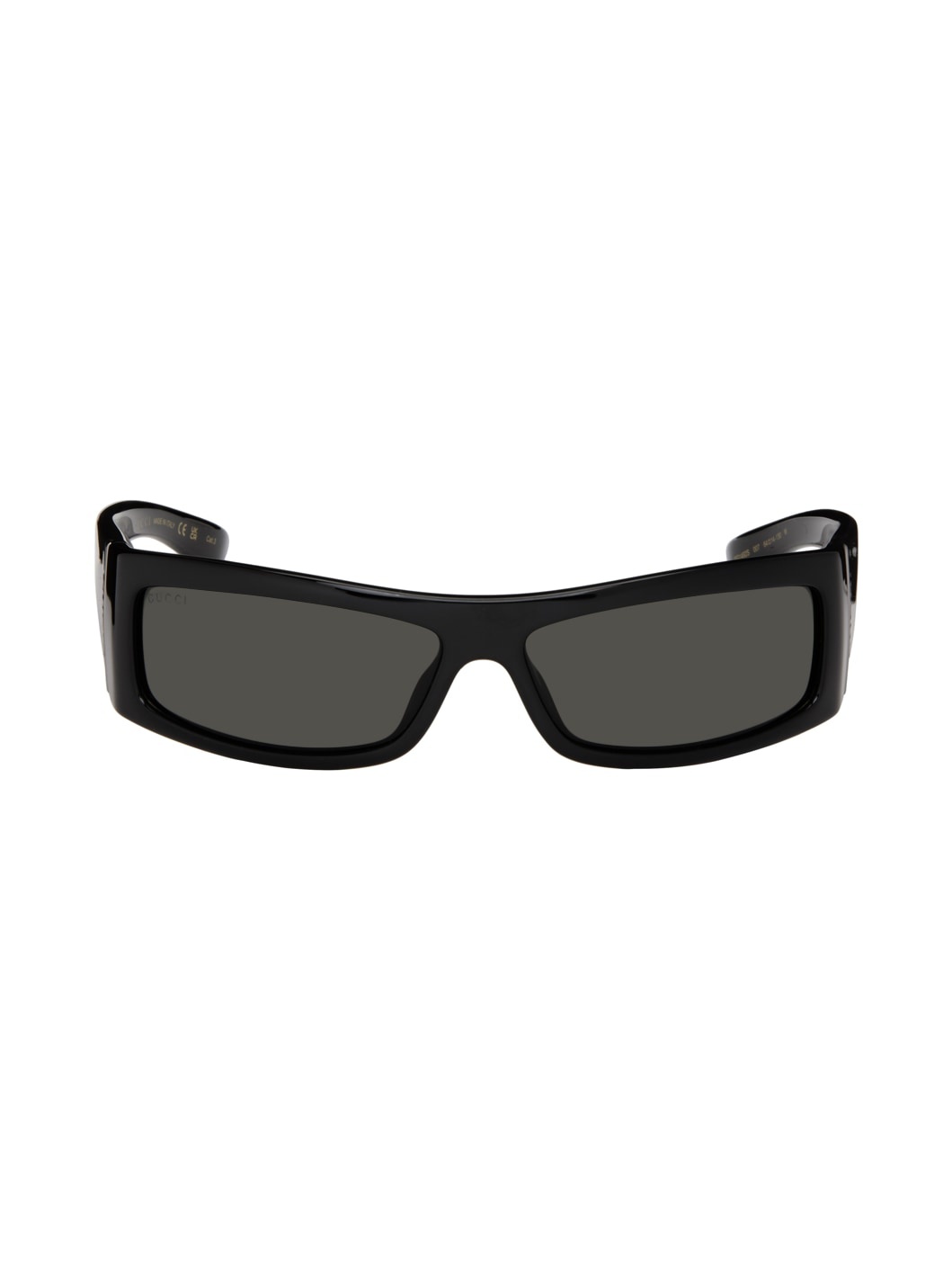 Black Rectangular Sunglasses - 1