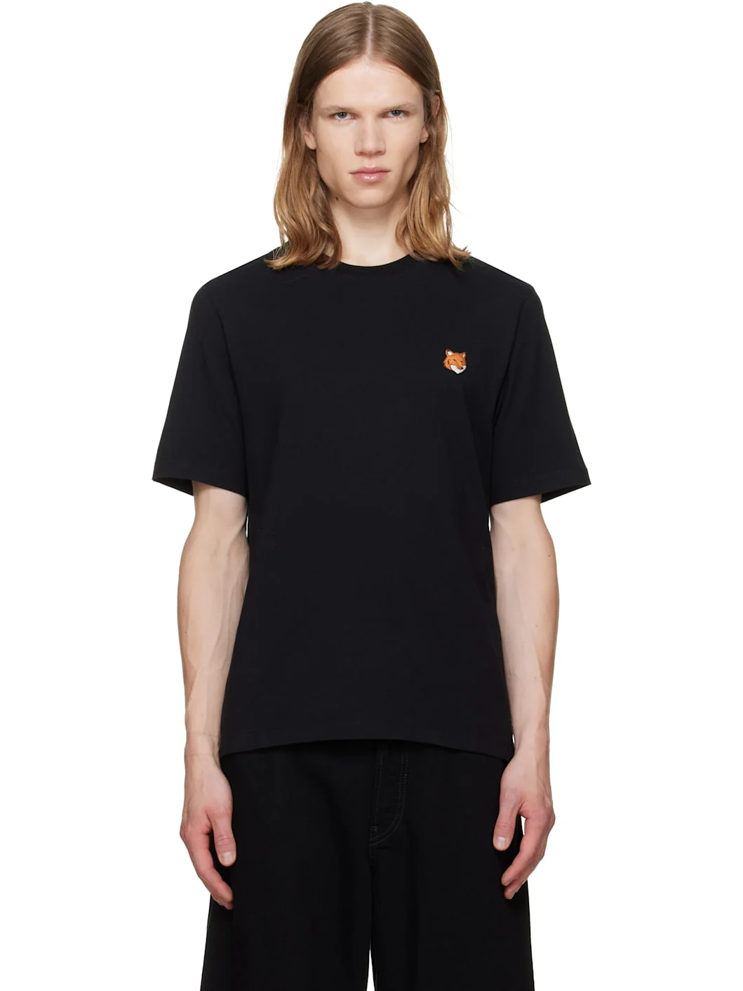 Black Fox Head Regular T-shirt - 1