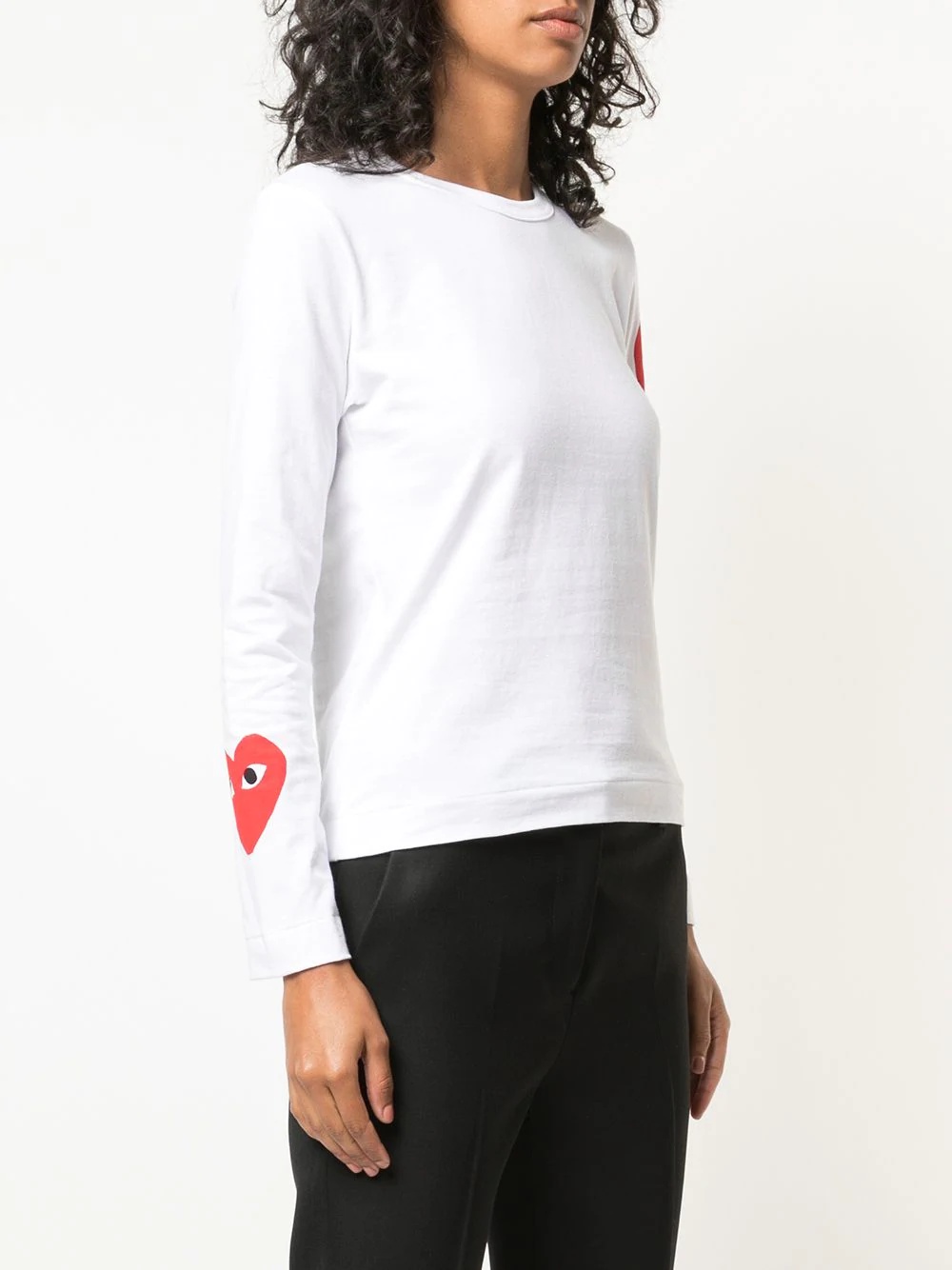 logo heart sweatshirt - 3